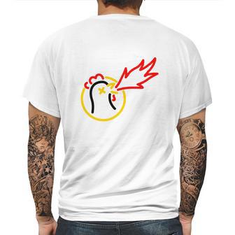 Hot Ones Basic Line Art Mens Back Print T-shirt | Favorety AU