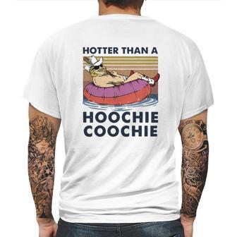 Hotter Than A Hoochie Coochie Vintage Shirt Mens Back Print T-shirt | Favorety CA