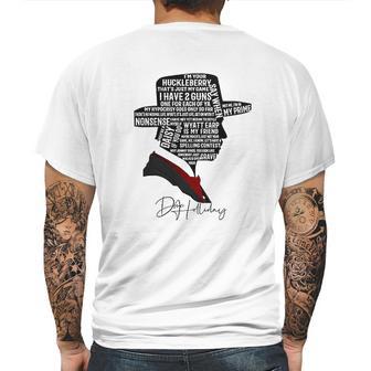 I Am Your Huckleberry That Is Just My Game Mens Back Print T-shirt | Favorety AU