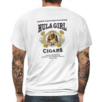 Hula Girl Cigar Mens Back Print T-shirt | Favorety UK