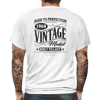 My Icon 1960 Vintage Model Born In Birth Mens Back Print T-shirt | Favorety CA