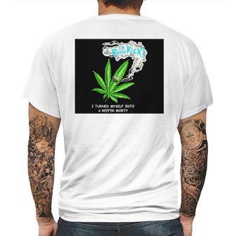 I’M Reefer Rick I Turned Myself Into A Reefer Morty Shirt Mens Back Print T-shirt | Favorety UK