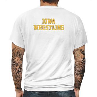 Iowa Hawkeyes Block Iowa Wrestling Mens Back Print T-shirt | Favorety UK