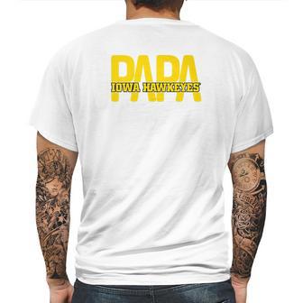 Iowa Hawkeyes Papa Hawkeyes Apparel Mens Back Print T-shirt | Favorety UK