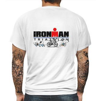 Ironman Triathlon Snoopy Mens Back Print T-shirt | Favorety UK