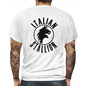 Italian Stallion Rock Mens Back Print T-shirt | Favorety AU