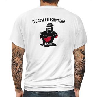 Its Just A Flesh Wound Mens Back Print T-shirt | Favorety