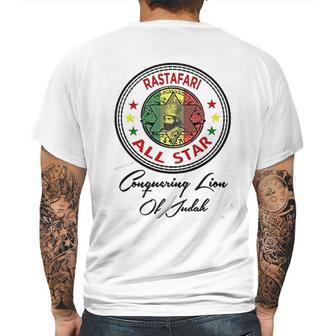 Jah Rastafari Haile Selassie Marcus Garvey Africa Iv Mens Back Print T-shirt | Favorety DE