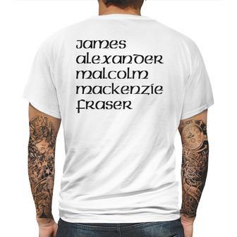 James Alexander Malcolm Mackenzie Fraser Mens Back Print T-shirt | Favorety CA