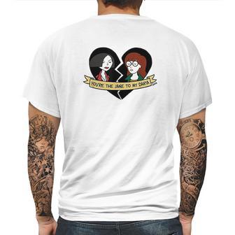 The Jane To My Daria Mens Back Print T-shirt | Favorety