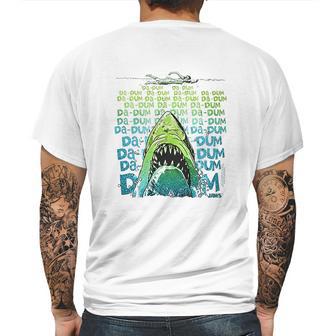 Jaws Shark Movie Dadum Theme Song Mens Back Print T-shirt | Favorety