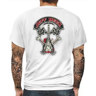 Jeff Beck Guitar Mens Back Print T-shirt | Favorety