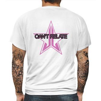 Jeffree Star Logo Cant Relate Mens Back Print T-shirt | Favorety UK