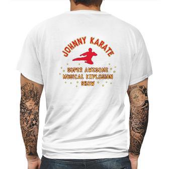 Johnny Karate Super Awesome Musical Explosion Mens Back Print T-shirt | Favorety DE