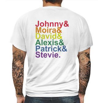 Johnny Moira David Alexis Patrick Stevie Pride Schitts Creek Classic Mens Back Print T-shirt | Favorety AU