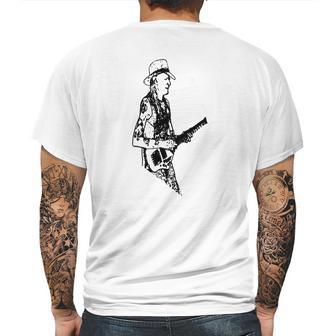 Johnny Winter Mens Back Print T-shirt | Favorety