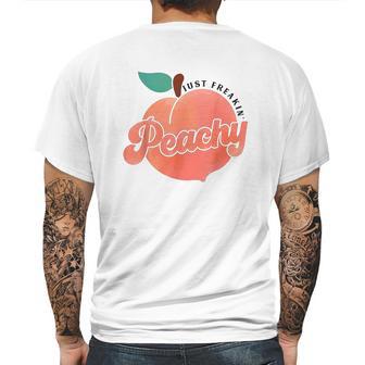 Just Freakin Peachy Hippie Summer Mens Back Print T-shirt | Favorety UK