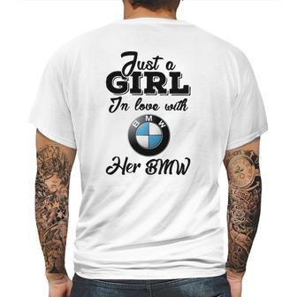 Just A Girl In Love With Her Bmw Mens Back Print T-shirt | Favorety CA