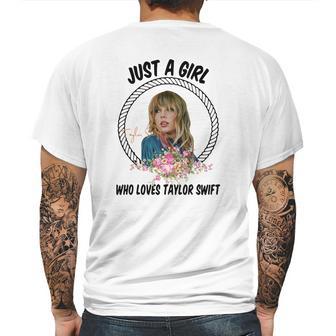 Just A Girl Who Loves Taylor Swift Mens Back Print T-shirt | Favorety DE