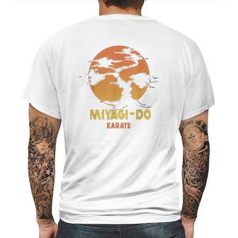 Karate Kid Miyagi Do Banzai Tree Sunset Logo Mens Back Print T-shirt | Favorety CA