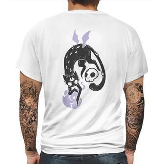 Kawaii Black Cat Pastel Goth Soft Grunge Clothing Mens Back Print T-shirt | Favorety DE