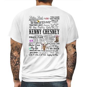 Kenny Chesney Lyrics Tshirt Raglan Music Lyrics Mens Back Print T-shirt | Favorety DE