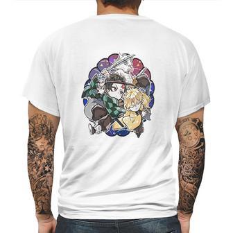 Kimetsu No Yaiba Demon Slayer Doodle Mens Back Print T-shirt | Favorety