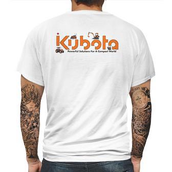 Kubota Tractor Mens Back Print T-shirt | Favorety