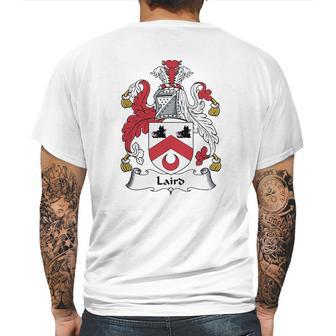 Laird Family Crest Scottish Family Crests Mens Back Print T-shirt | Favorety UK