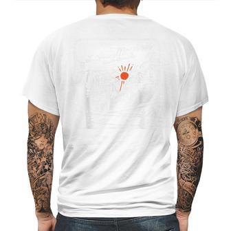 Lake Moultrie Souvenir Fishing Map Gifts South Carolina Sc Mens Back Print T-shirt | Favorety UK