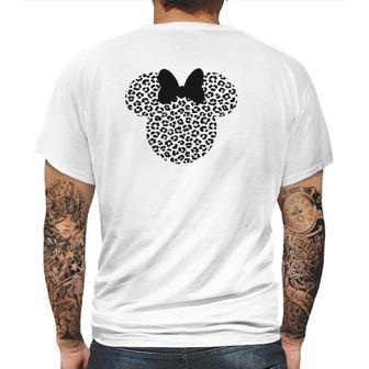 Leopard Minnie Cheetah Minnie Mens Back Print T-shirt | Favorety CA