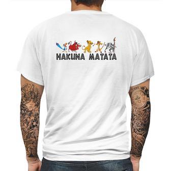 Lion King Hakuna Matata Mens Back Print T-shirt | Favorety CA