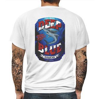 Lost Reef Deep Blue Brew Mens Back Print T-shirt | Favorety DE