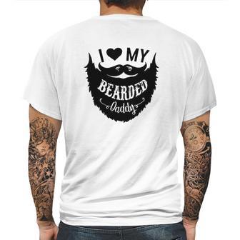 I Love My Bearded Daddy Funny Gift Idea Baby Creeper Boys Girls Mens Back Print T-shirt | Favorety