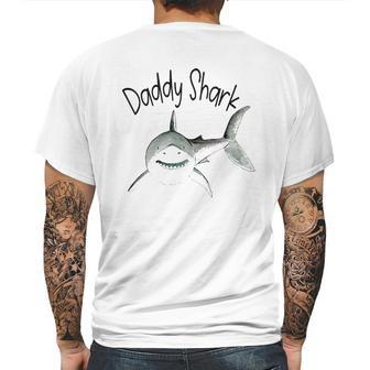 I Love Daddy Shark Mens Back Print T-shirt | Favorety DE