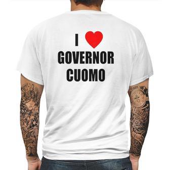 I Love Governor Cuomo Andrew Cuomo Mens Back Print T-shirt | Favorety AU