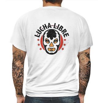 Lucha Libre Retro Mexican Wrestler Mens Back Print T-shirt | Favorety UK