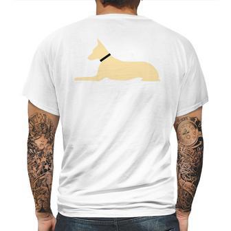 Luna The Regal Dog Mens Back Print T-shirt | Favorety CA