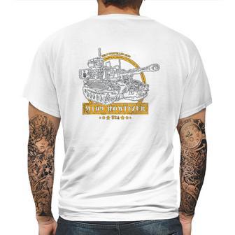 M109 Self Propelled Howitzer Mens Back Print T-shirt | Favorety DE