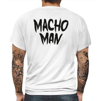 Macho Man 1980 Heavyweight Wrestler Tower Mens Back Print T-shirt | Favorety CA