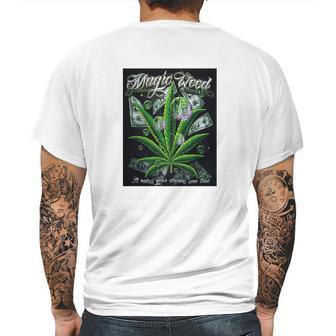 Magic Weed Mens Back Print T-shirt | Favorety