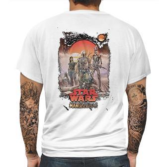 The Mandalorian Art Mens Back Print T-shirt | Favorety UK