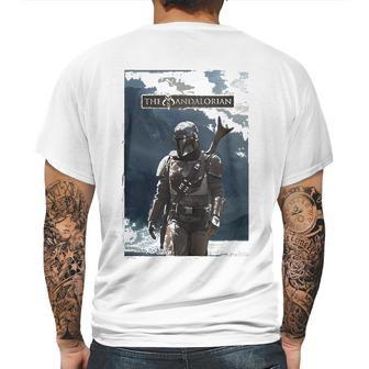 The Mandalorian Character Mens Back Print T-shirt | Favorety CA