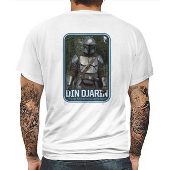 The Mandalorian Din Djarin Mens Back Print T-shirt | Favorety CA