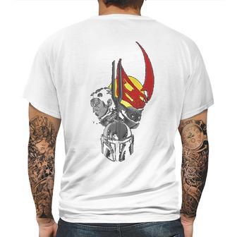 Mandalorian Mando Squad Vintage Mens Back Print T-shirt | Favorety