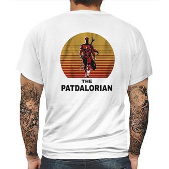 Mandalorian The Patdalorian Design Mens Back Print T-shirt | Favorety UK