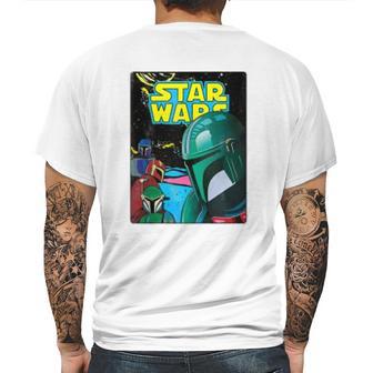 The Mandalorian Retro Comic Mens Back Print T-shirt | Favorety UK