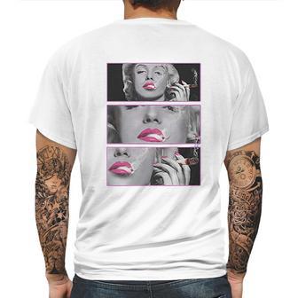 Marilyn With Blunt Mens Mens Back Print T-shirt | Favorety DE