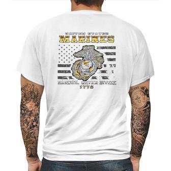 Marine Corps Marine Corps Usmc Earned Never Given Mens Back Print T-shirt | Favorety AU