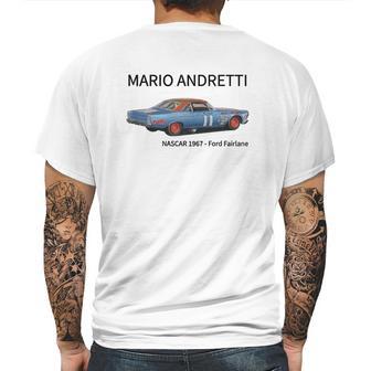 Mario Andretti-1967 Ford Fairlane Mens Back Print T-shirt | Favorety DE